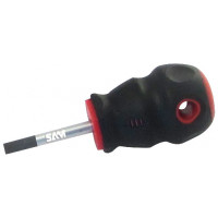 Electrician's tom thumb slotted screwdriver