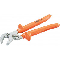 1000 v insulated multigrip pliers with half-moon notches