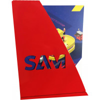 Red SAM document holder
