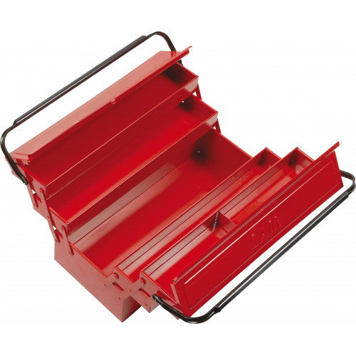 605-R  5-tray metal tool box - Storage